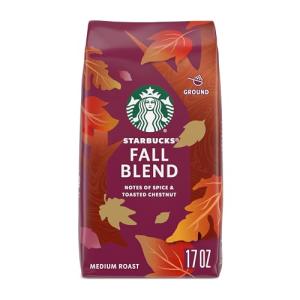 Starbucks Fall Blend Medium Roast Ground Coffee, 17 Oz