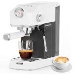 CKOZESE Espresso Machine 20 Bar, Coffee Maker With Milk Frother Steam Wand, Compact Coffee Machine with 42oz Removable Water Tank, Stainless Steel Espresso Maker for Cappuccino, Latte