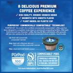 beaniac Organic Kickstarter 100% Colombian, Medium Light Roast, Single Serve Compostable K Cup Coffee Pods, Organic Arabica Coffee, Keurig Brewer Compatible, 30 Count