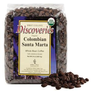 First Colony Organic Colombian Santa Marta Whole Bean Coffee