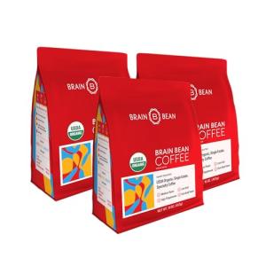 Organic Brain Bean Coffee - Smooth & Antioxidant-Rich Blend