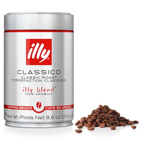 Illy Classico Medium Roast Whole Coffee Beans 8.8oz