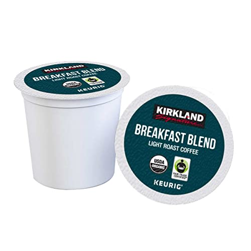 Kirkland Signature Organic Breakfast Blend Light Coffee, 120 Pods