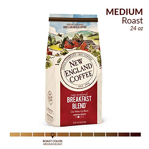New England Breakfast Blend Medium Roast Coffee, 24oz