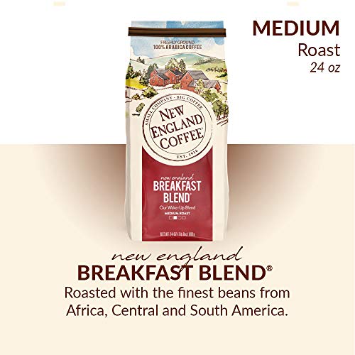 New England Breakfast Blend Medium Roast Coffee, 24oz