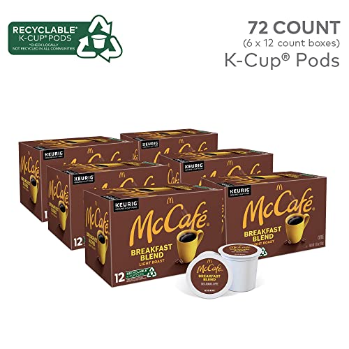 McCafe Breakfast Blend Keurig K-Cup Pods, 72 Count