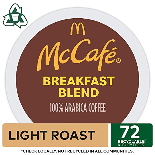McCafe Breakfast Blend Keurig K-Cup Pods, 72 Count