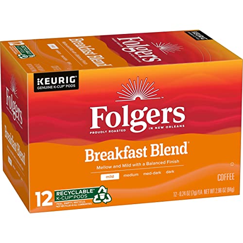 Folgers Breakfast Blend 72 Keurig K-Cup Pods