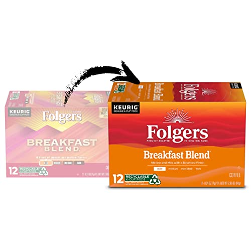 Folgers Breakfast Blend 72 Keurig K-Cup Pods