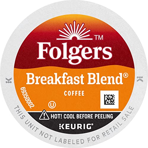 Folgers Breakfast Blend 72 Keurig K-Cup Pods