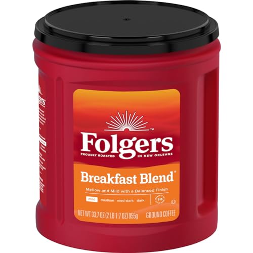 Folgers Breakfast Blend Smooth & Mild Ground Coffee