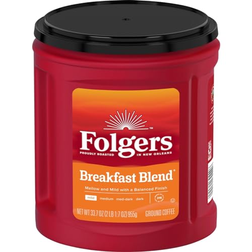 Folgers Breakfast Blend Smooth & Mild Ground Coffee