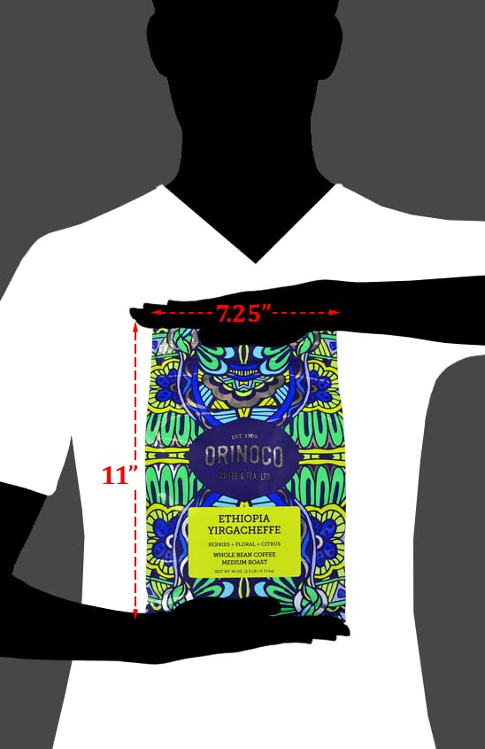 Orinoco Ethiopian Yirgacheffe 2.5lb, Medium Roast Coffee