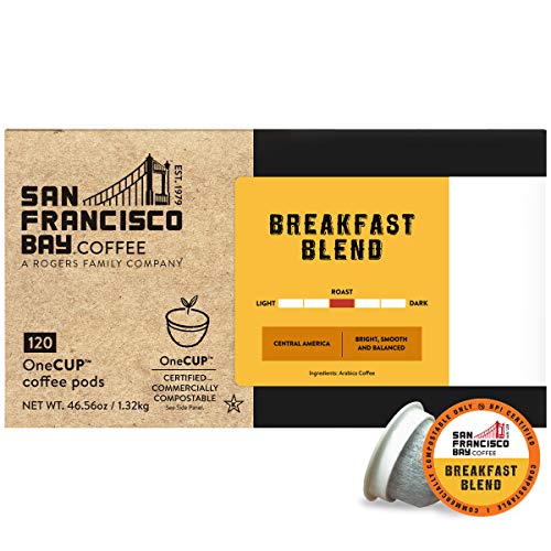 120 Ct San Francisco Bay Compostable Keurig-compatible Coffee Pods