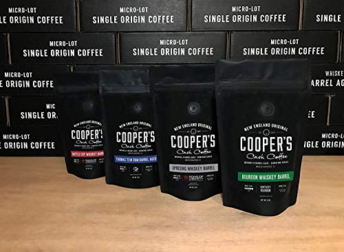 Rye Whiskey Barrel Aged Ethiopian Coffee, Freshly Roasted