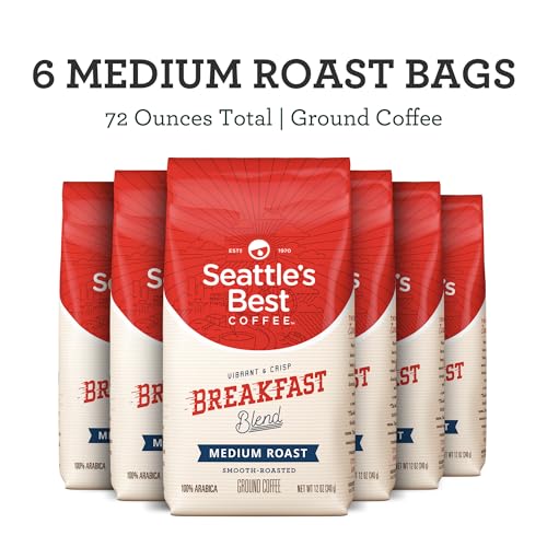 Seattle's Best Breakfast Blend Medium Roast Ground Coffee 12oz
