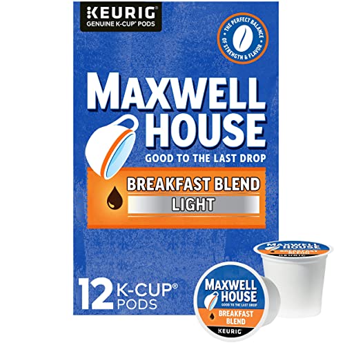 Maxwell House Light Roast Breakfast Blend K-Cups (12)