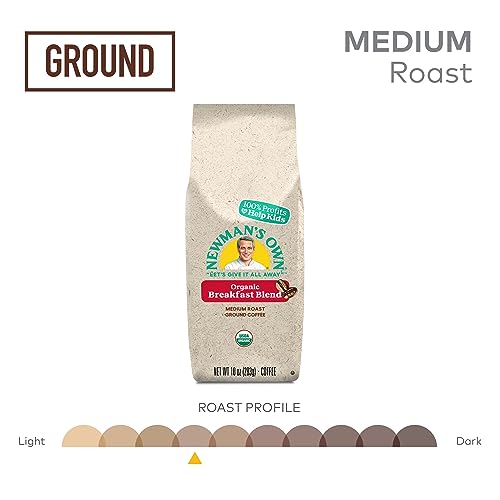 Newman's Own Organics Breakfast Blend 10oz Medium Roast