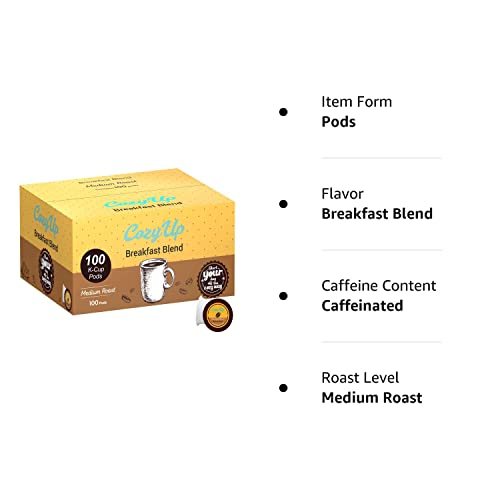 100-Count Medium Roast Breakfast Blend Coffee Pods for Keurig