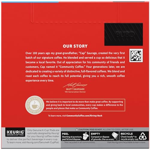 Community Coffee Breakfast Blend Medium Roast K-Cup Pods