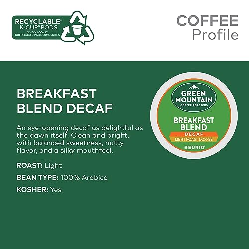 GMCR Decaf Breakfast Blend Keurig K-Cup Pods, 32ct