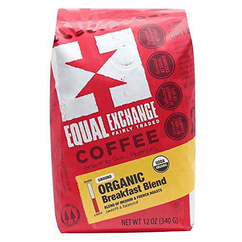 Organic Breakfast Blend Ground Coffee, 12 oz Pack