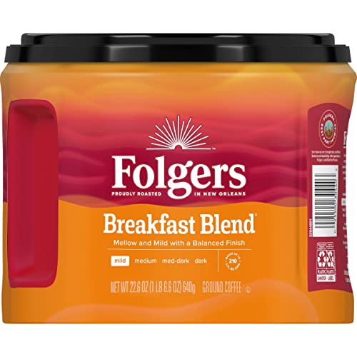 Folgers Ground Coffee - Breakfast Blend (2 Pack)