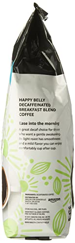 Happy Belly Decaf Breakfast Blend Ground Coffee, Light Roast