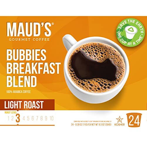 Maud's Bubbies Breakfast Blend Coffee Pods, 24 ct