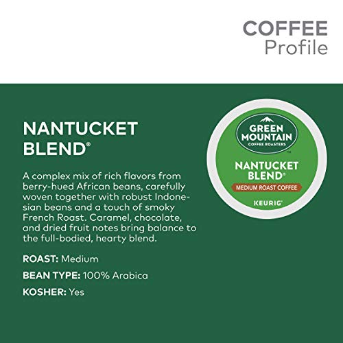 Green Mountain Nantucket Blend K-Cup Pods, 96 Count