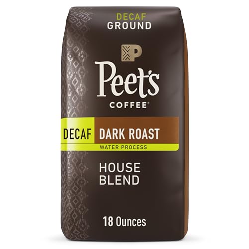 Peet's Coffee Decaf House Blend Dark Roast 18oz