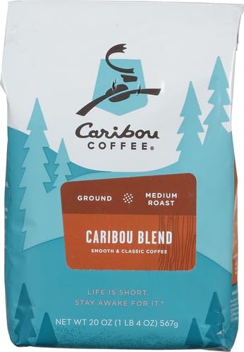 Caribou Blend Medium Roast Ground Coffee, 20 oz