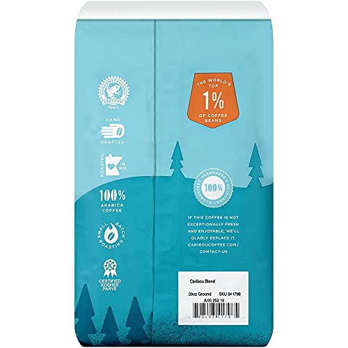 Caribou Blend Medium Roast Ground Coffee, 20 oz