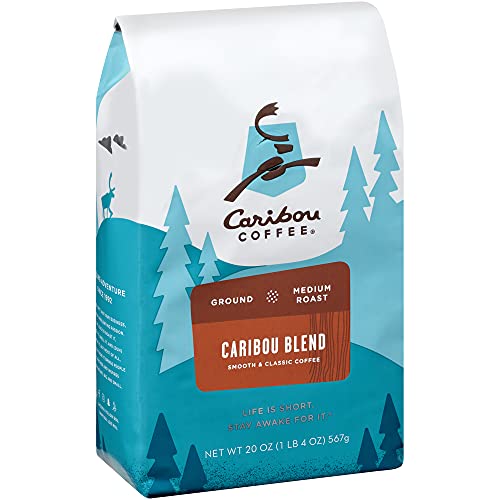 Caribou Blend Medium Roast Ground Coffee, 20 oz