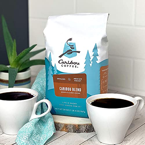 Caribou Blend Medium Roast Ground Coffee, 20 oz