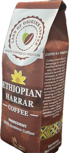 ETHIOPIAN HARRAR Whole Beans Coffee - 16oz Medium Roast