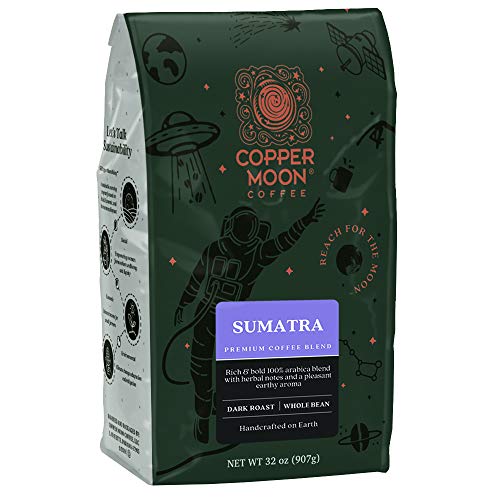Copper Moon Sumatra Blend Dark Roast Whole Bean Coffee