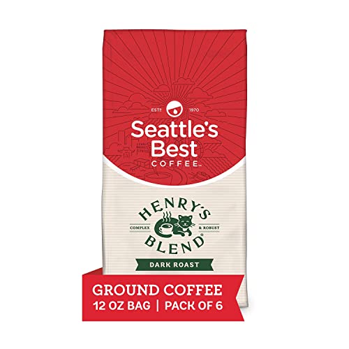 Seattle's Best Coffee Henry's Blend Dark Roast Ground - 72 oz pellets
