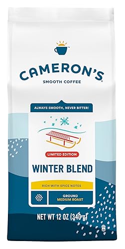 Cameron's Limited Edition Winter Blend Ground Coffee, Holiday Roast