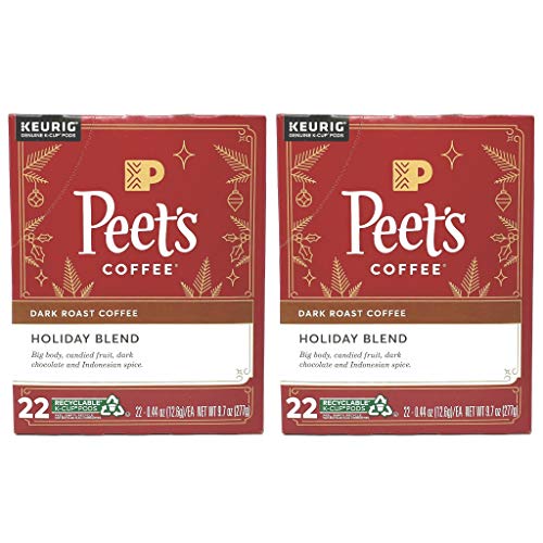 Peets Holiday Blend Coffee K-Cups - Bulk Pack