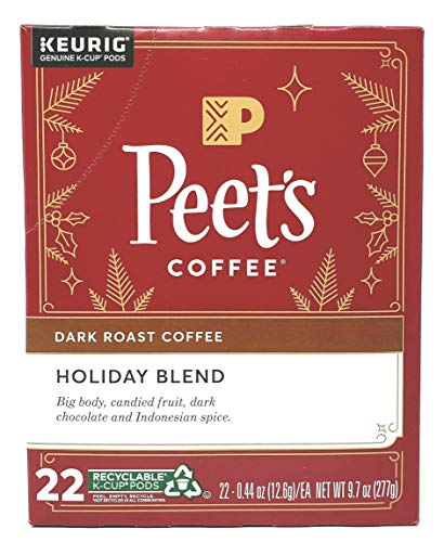 Peets Holiday Blend Coffee K-Cups - Bulk Pack
