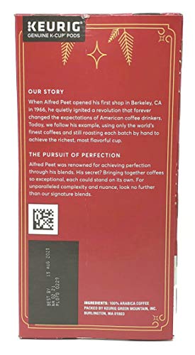 Peets Holiday Blend Coffee K-Cups - Bulk Pack