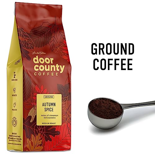 Door County Coffee Autumn Spice Cinnamon 8 oz Bag