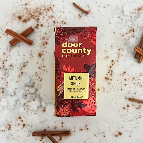 Door County Coffee Autumn Spice Cinnamon 8 oz Bag