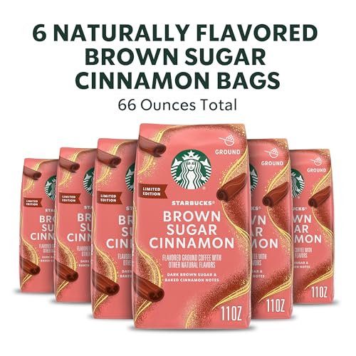 Starbucks Ground Coffee, Brown Sugar Cinnamon Flavor, 100% Arabica