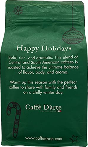 Caffé D'arte Holiday Seasonal Blend Whole Bean 12oz