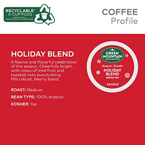 Green Mountain Holiday Blend K-Cup Pods, 60 count