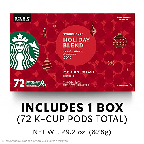 Starbucks Holiday Blend K Cup Pods, 29.2 Oz