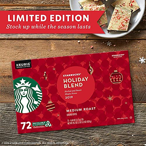 Starbucks Holiday Blend K Cup Pods, 29.2 Oz