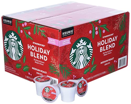 Starbucks Holiday Blend Medium Roast Coffee 72 Pods